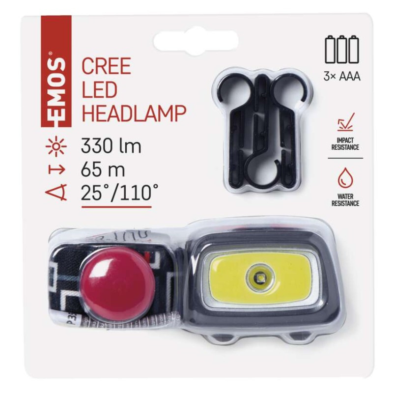 Ćelovka COB+CREE LED 3xAAA  P3531