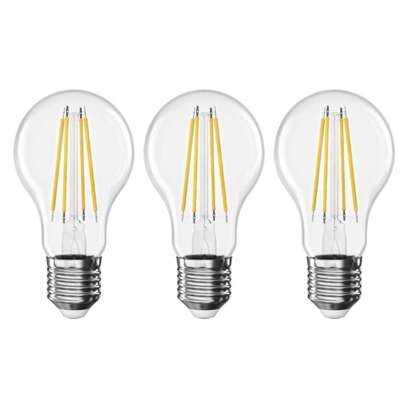 LED FLM A60 3,8W(60W) 806lm E27 WW 3PC 6