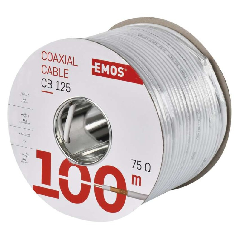 Koax CB125 100m Cu  S5385 2305120005 4