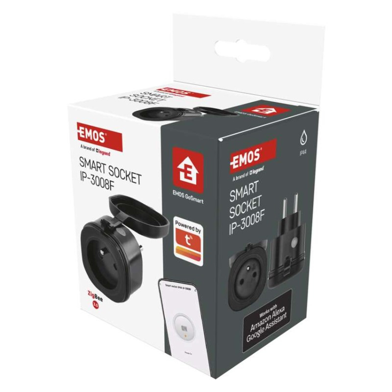 GOSMART ZIGBEE ZÁSUVKA IP44 S ČASOVAČEM/ 8