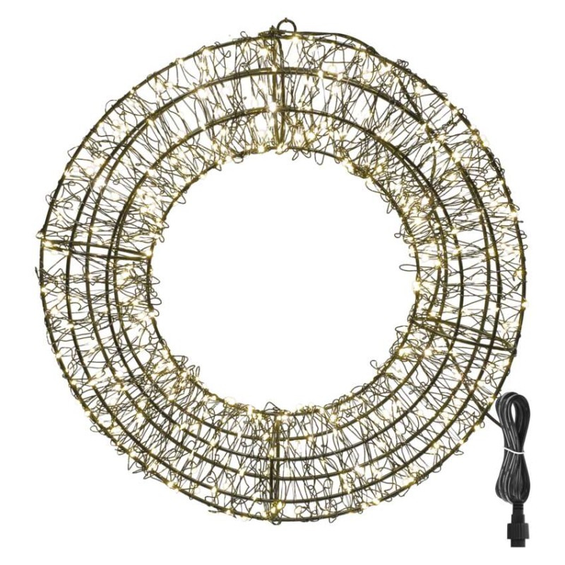 480LED METAL WREATH IP44 WW 1