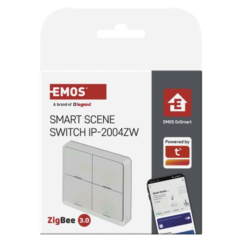 GOSMART SCÉNICKÝ VYPÍNAČ 4TL IP-2004ZW Z 6