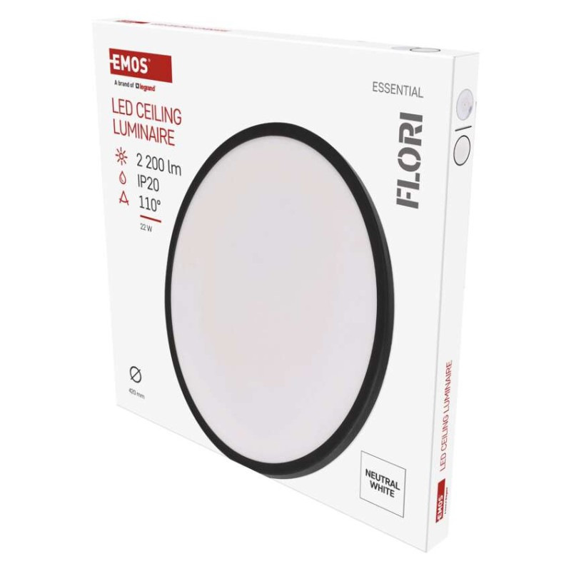 LED SVÍTIDLO FLORI PŘ.K 22W 2200LM NW IP
