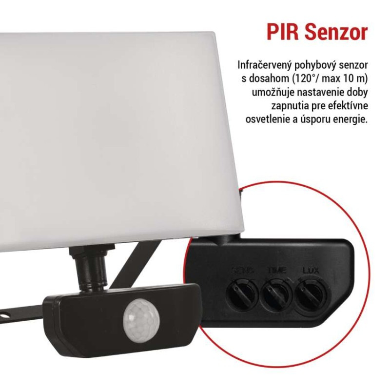 LED REFLEKTOR TAMBO 30W 3000LM PIR 7