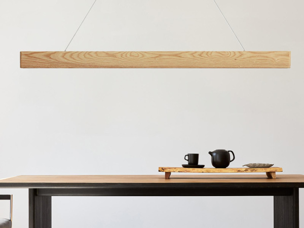 Drevený luster na lanku z masívneho dreva LED 26W / 1500 - WRL0122