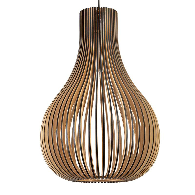 Závesný luster z masívneho dreva E27 / 380 - WRE092 7