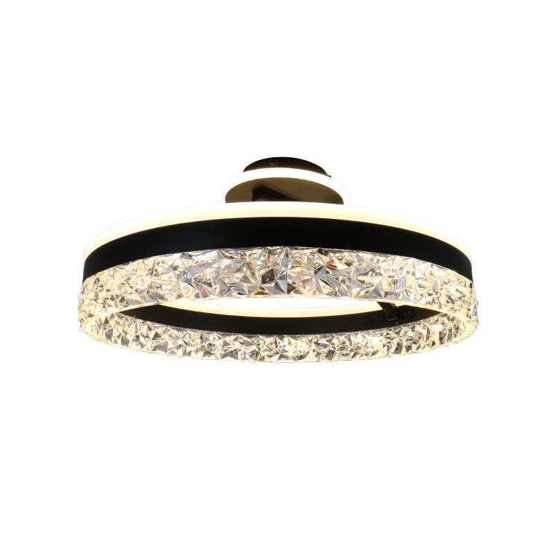 LED luxusné stropné krištáľové svietidlo s diaľkovým ovládačom 85W - TA1306/B 8