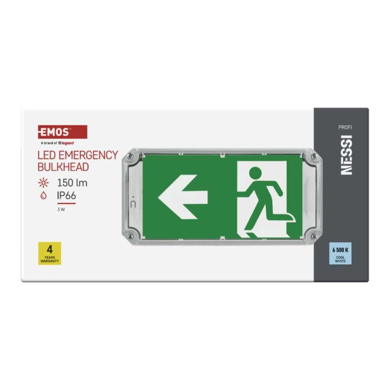 LED NOUZOVÉ SVÍTIDLO NESSI 3W 3h AT IP66 10