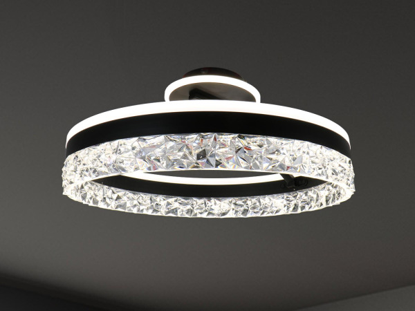 LED luxusné stropné krištáľové svietidlo s diaľkovým ovládačom 85W - TA1306/B 10