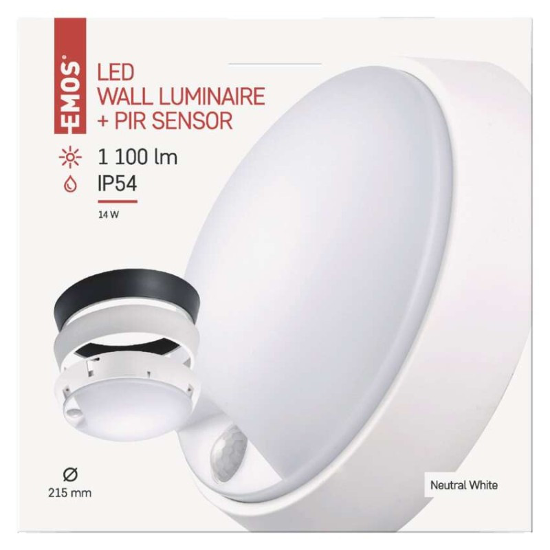 SVIETIDLO LED prisadené kruh čier./biela 14W neut.b. ZM3231 10