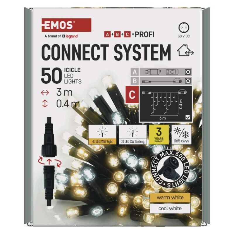 VIANOCE CENCUL Profi Connect 50LED 3M D2CN01 10
