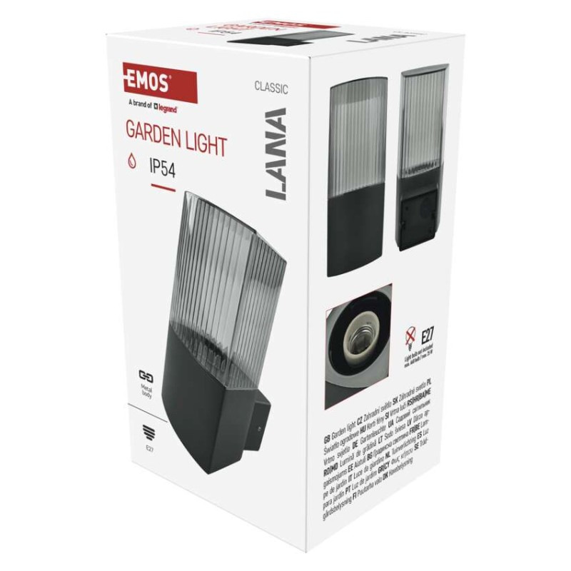 LED ZAHRADNÍ SVÍTIDLO,E27,IP54,MAX 25W,N 6