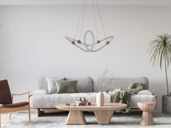 LED závesná lampa + diaľkový ovládač 25W - J4364/G 12