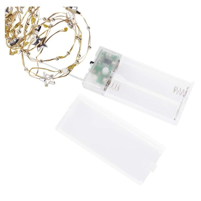 VIANOCE Girlanda Hviezda Gold 20LED 6