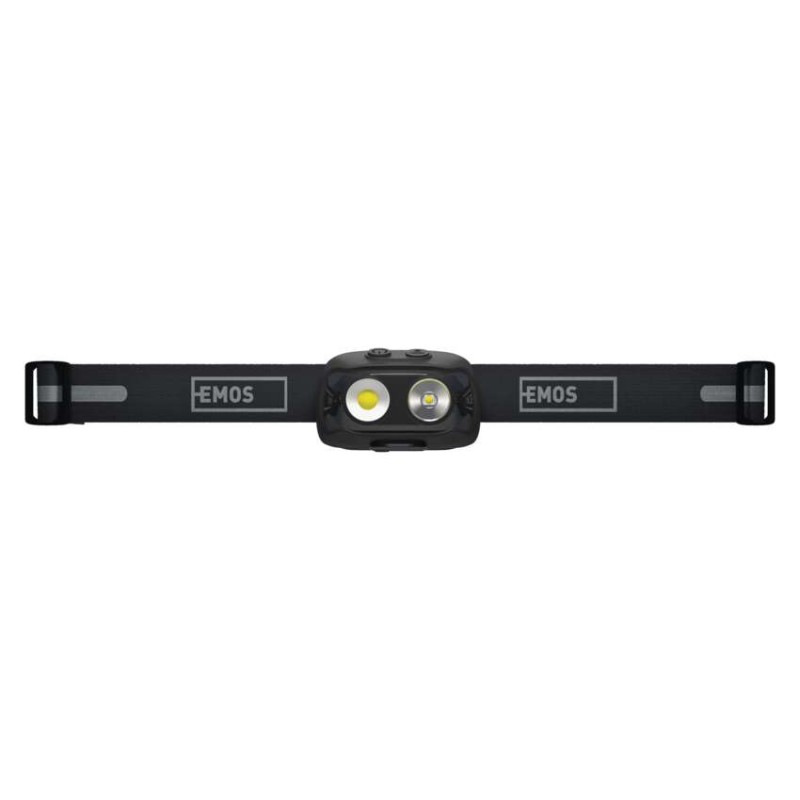 NABÍJECÍ ČELOVKA COB LED + LED TEPLÁ/NEU 11