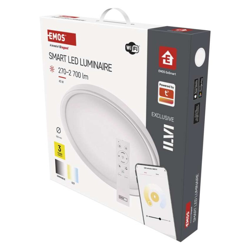 GOSMART LED SVÍTIDLO ILVI PŘISAZENÉ, KRU