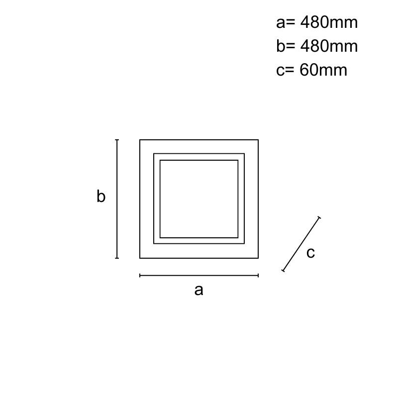 LED stropné svietidlo s diaľkovým ovládačom 35W - J1351/BW 9