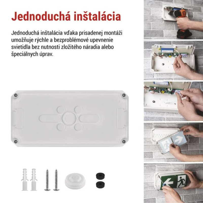 LED NOUZOVÉ SVÍTIDLO NESSI 3W 3h AT IP66 2