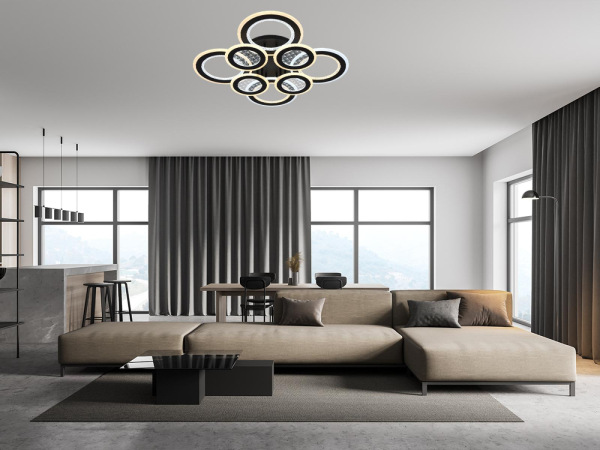 LED stropné svietidlo s diaľkovým ovládačom 200W - J3347/B 10