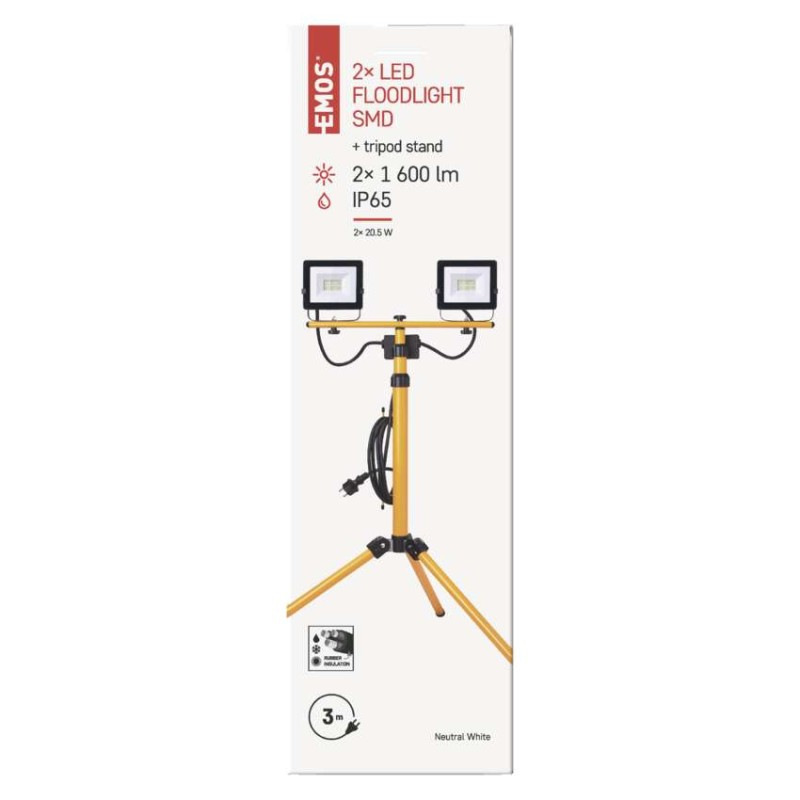 LED REFLEKTOR HOBBY SLIM 2x 20W + TROJNO 4