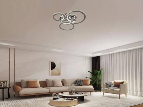 LED stropný luster + diaľkový ovládač 120W - J3338/CH 9