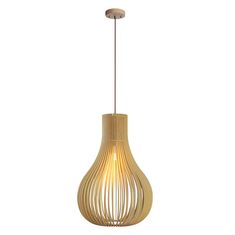 Závesný luster z masívneho dreva E27 / 380 - WRE082 4