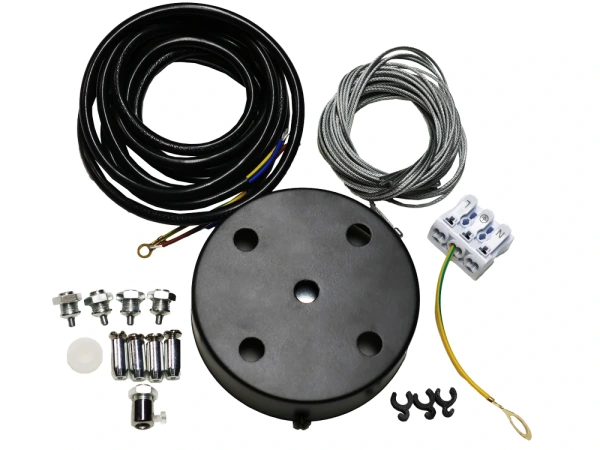 Závesné príslušenstvo čierne pre LED svietidlá CL7 - SN702 1