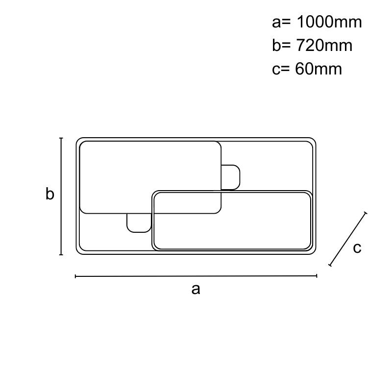 LED lampa s diaľkovým ovládačom 280W - J1342/SW 8