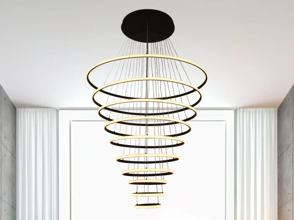 LED závesné svietidlo s diaľkovým ovládačom 365W - J4373/B 4