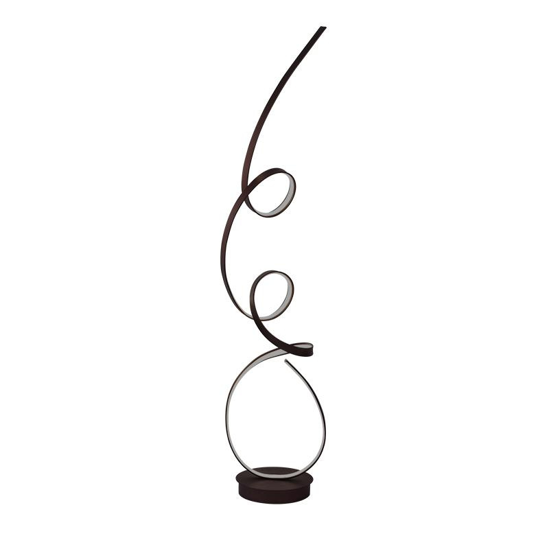 LED dizajnová stojaca lampa 80W - JF2301/BR 4