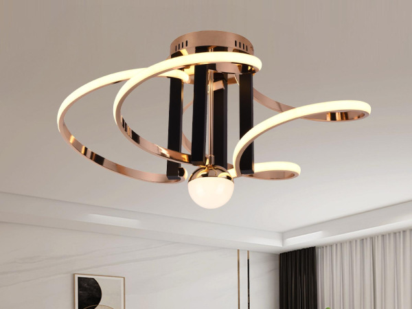 LED stropná lampa + diaľkový ovládač 80W - J3334/GCH 8