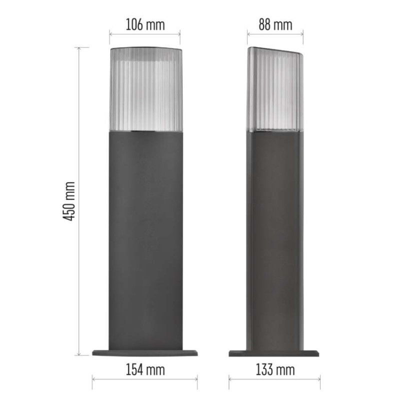 LED ZAHRADNÍ SVÍTIDLO,E27,IP54,MAX 25W,S 5