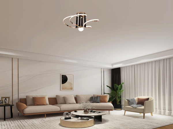 LED stropná lampa + diaľkový ovládač 80W - J3334/GCH 13