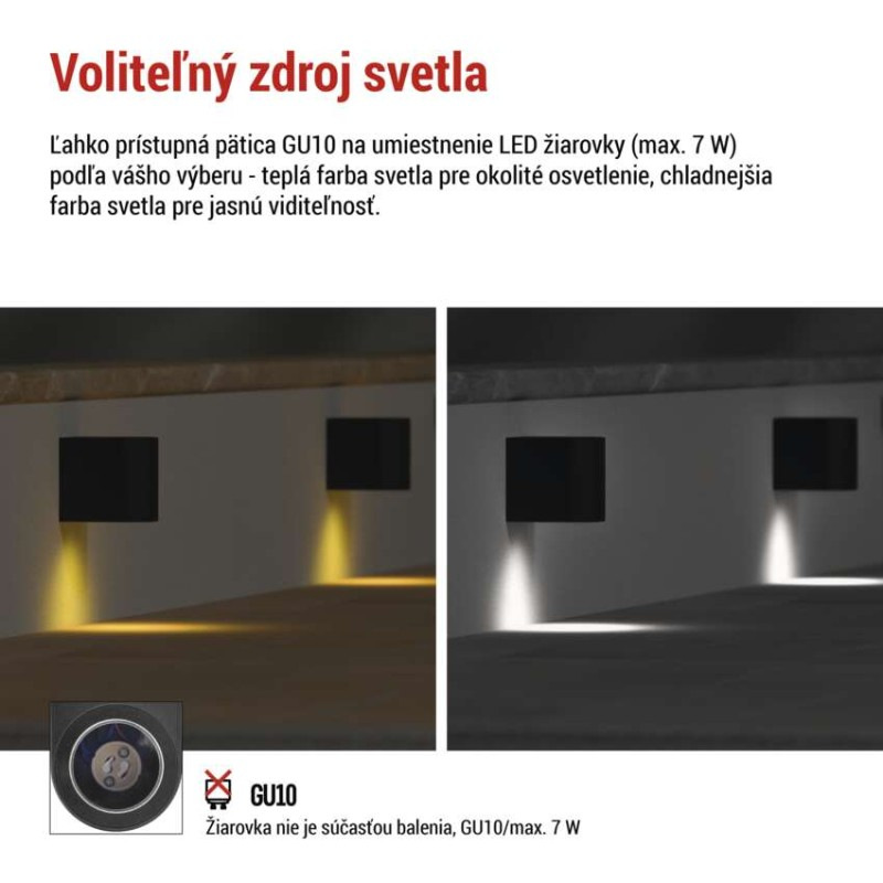 LED ZAHRADNÍ SVÍTIDLO,GU10,IP44,MAX 35W, 3