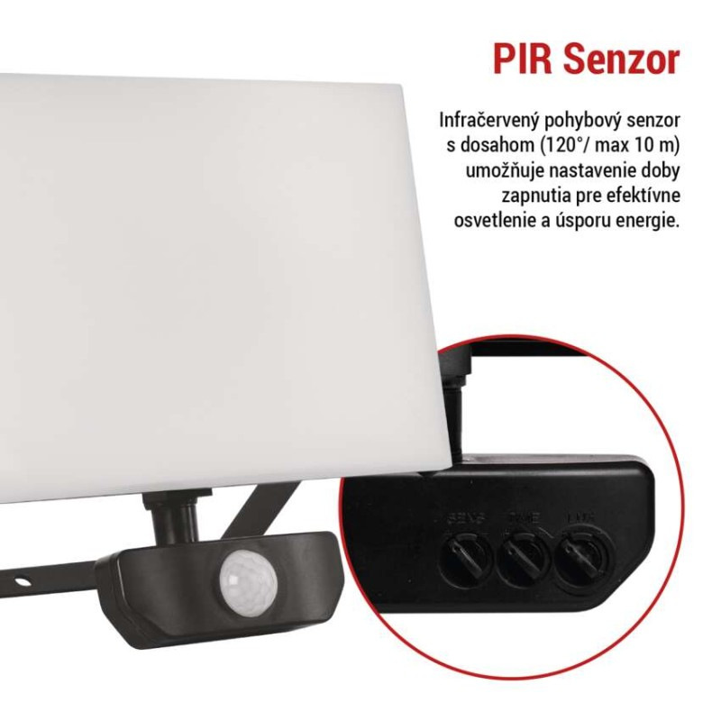 LED REFLEKTOR TAMBO 50W 5000LM PIR 7