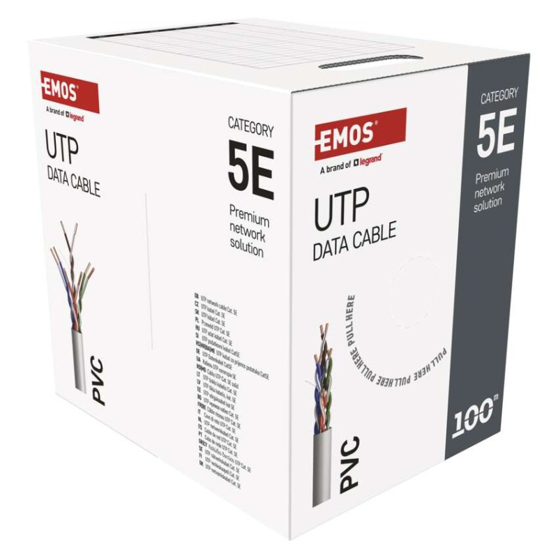 UTP KABEL CAT5E PVC 100M 8