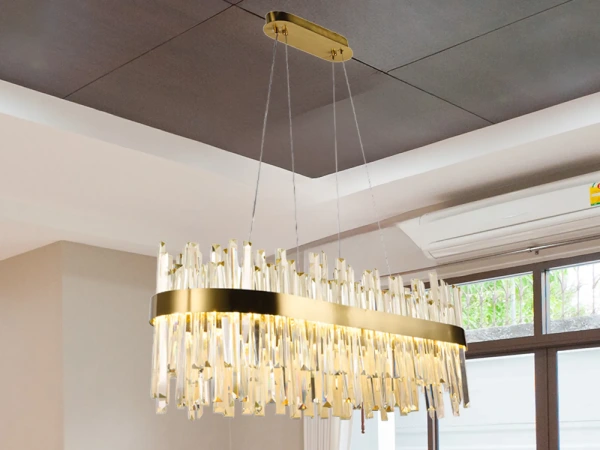 LED krištáľové svietidlo + diaľkový ovládač 90W - J6334/C 2