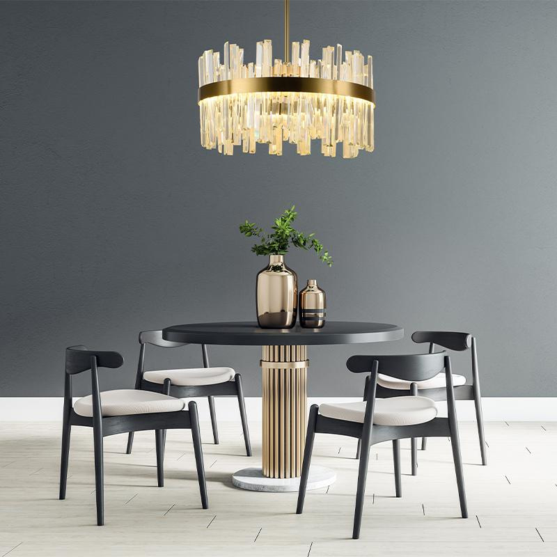 LED krištáľový luster + diaľkový ovládač 80W - J6335/C 8