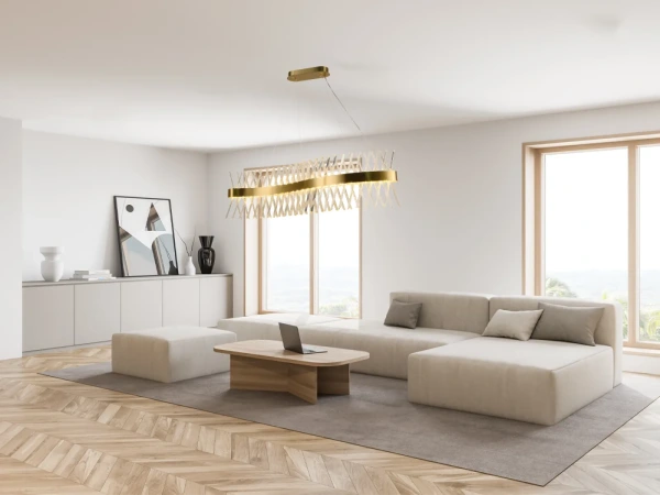 LED krištáľové svietidlo + diaľkový ovládač 95W - J6306/C 8