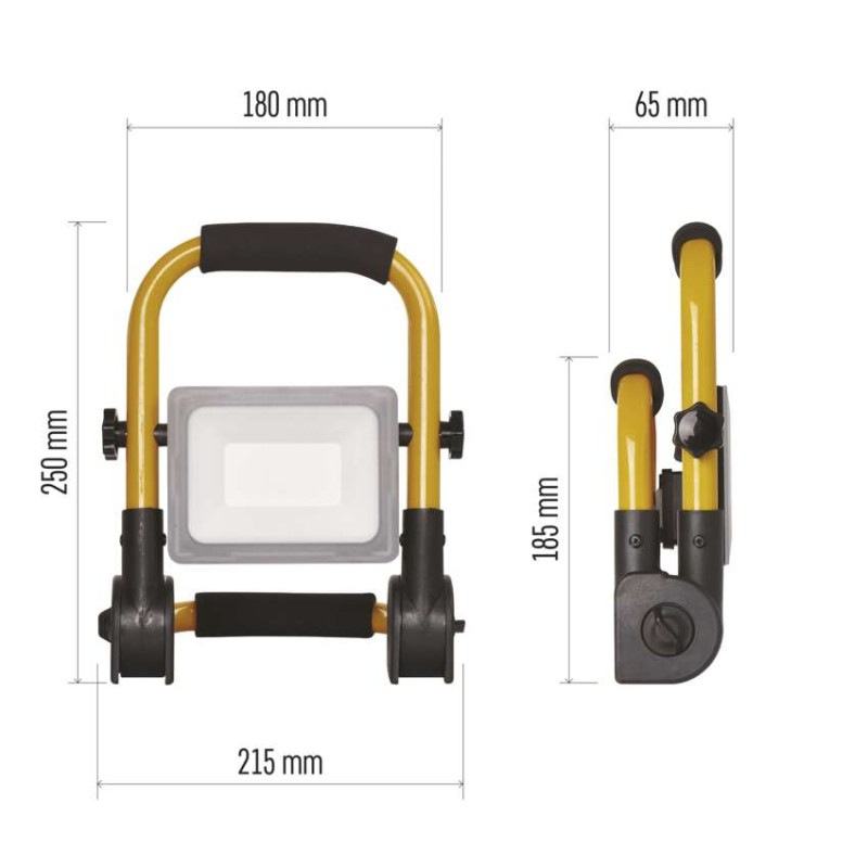 PŘENOSNÝ LED REFLEKTOR 21W 1900LM NW 4