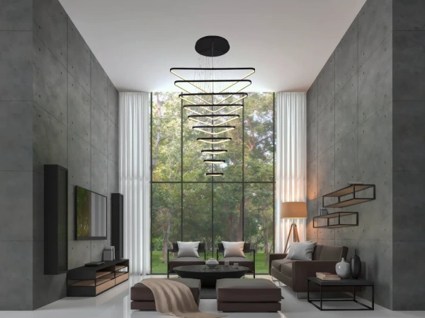 LED závesné svietidlo s diaľkovým ovládačom 385W - J4374/B 9