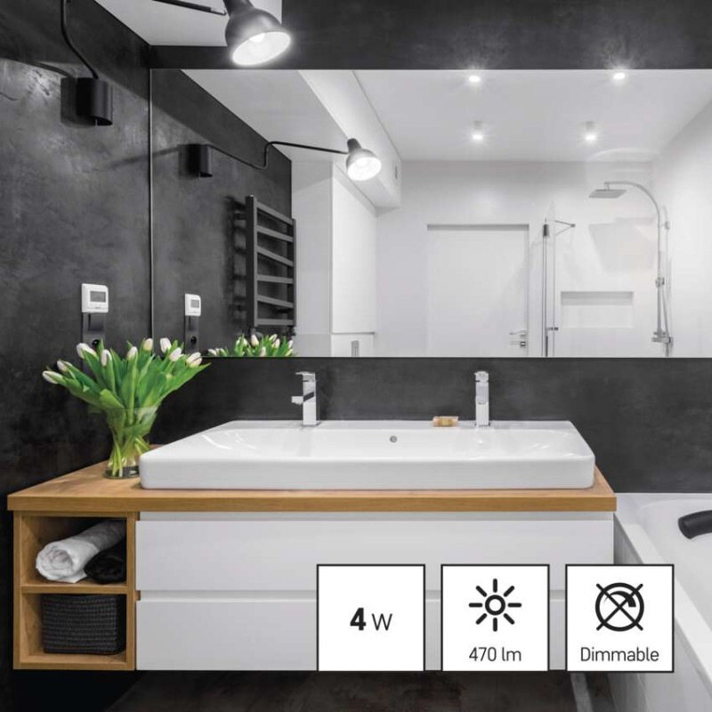 LED CLS A60 4W(40W) 470lm E27 NW 4