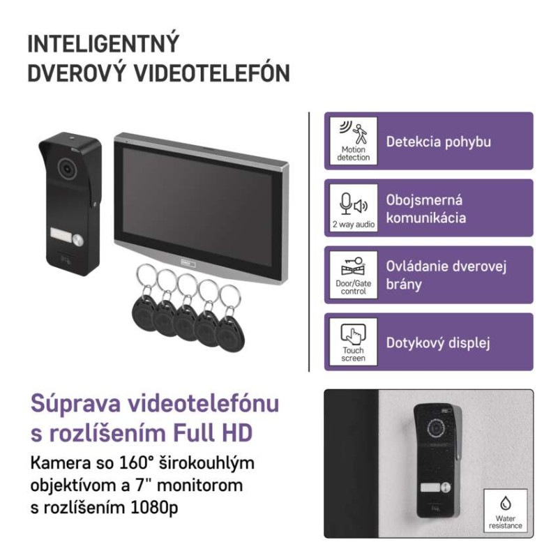 Videovrátnik GoSmart sada IP-750A s WIFI  H4020 1