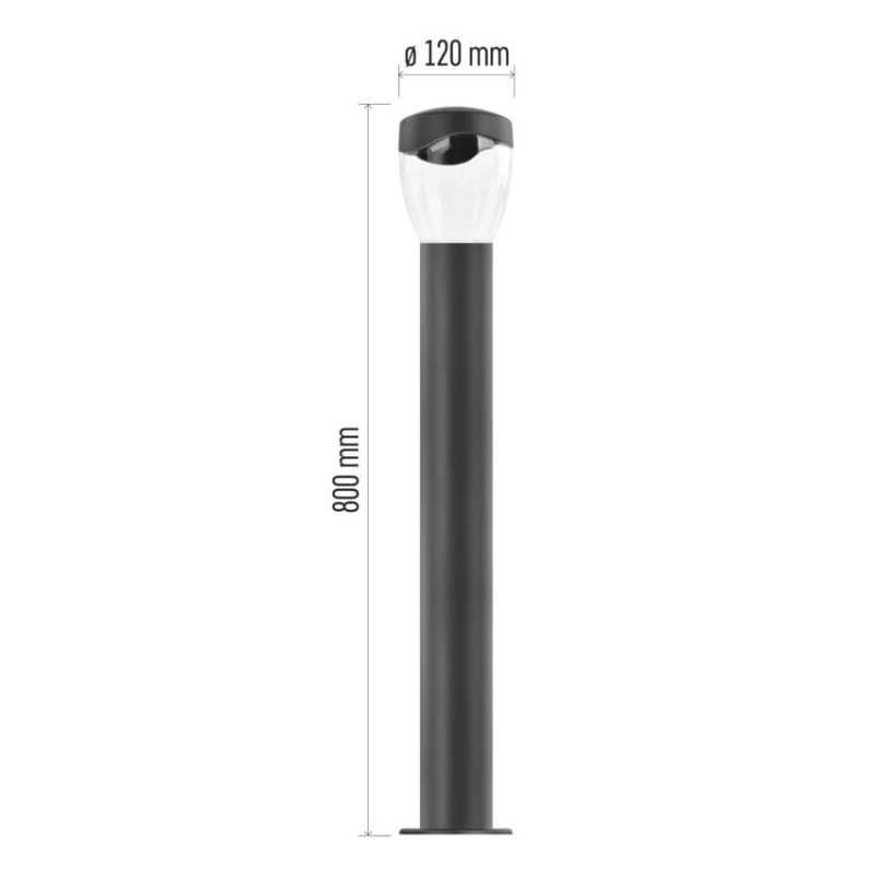 LED ZAHRADNÍ SVÍTIDLO,E27,IP44,MAX 15W,S 5