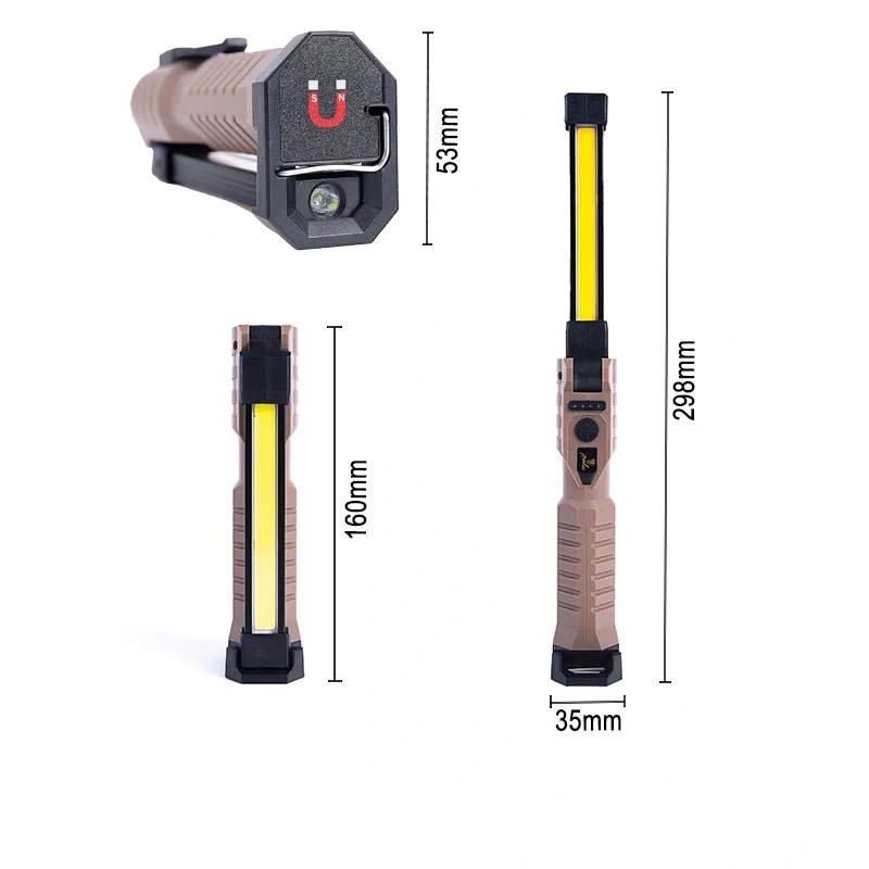 LED pracovné nabíjacie svietidlo - WL11R 8