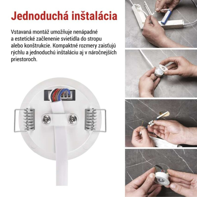 NOUZOVÉ SVÍTIDLO ORSU 1W 130LM 3H AT 2