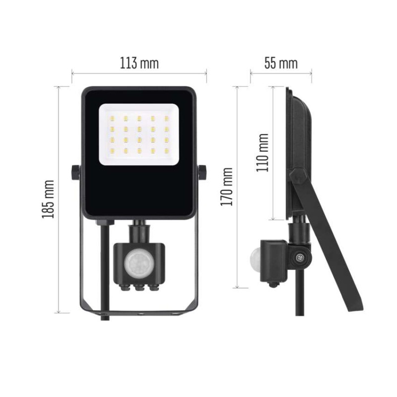 LED REFLEKTOR VISIO 10W 1500LM IP54 NW P 5