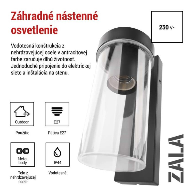 LED ZAHREDNÍ SVÍTIDLO,E27,IP44,MAX 15W,N 2
