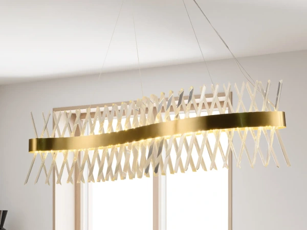 LED krištáľové svietidlo + diaľkový ovládač 95W - J6306/C 11