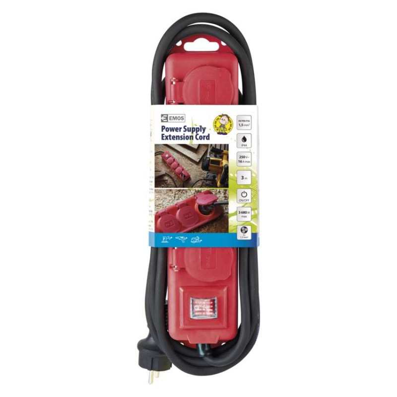 Predlžovací prívod 4Z 3m 1,5mm  P14131 1